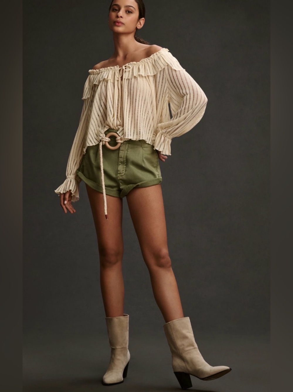 By Anthropologie Flowy Blouse